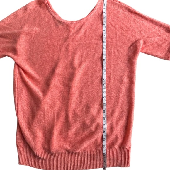 Talbots Coral Short Sleeve Knit Sweater | Size M | Lightweight - Picture 5 of 5